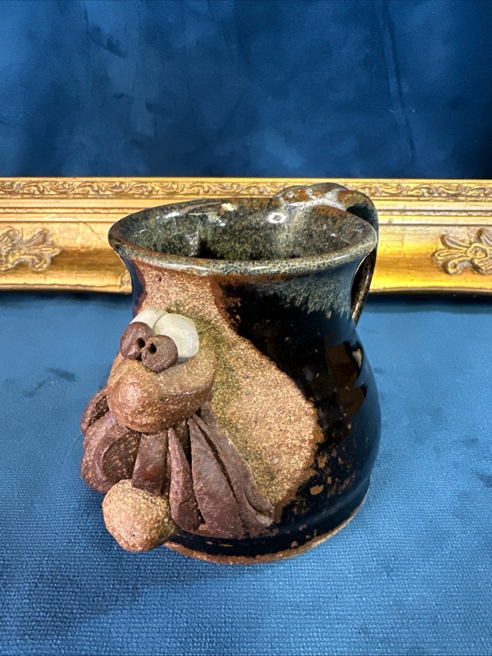 Mahon Made Funny Face Art Studio Pottery Mug
